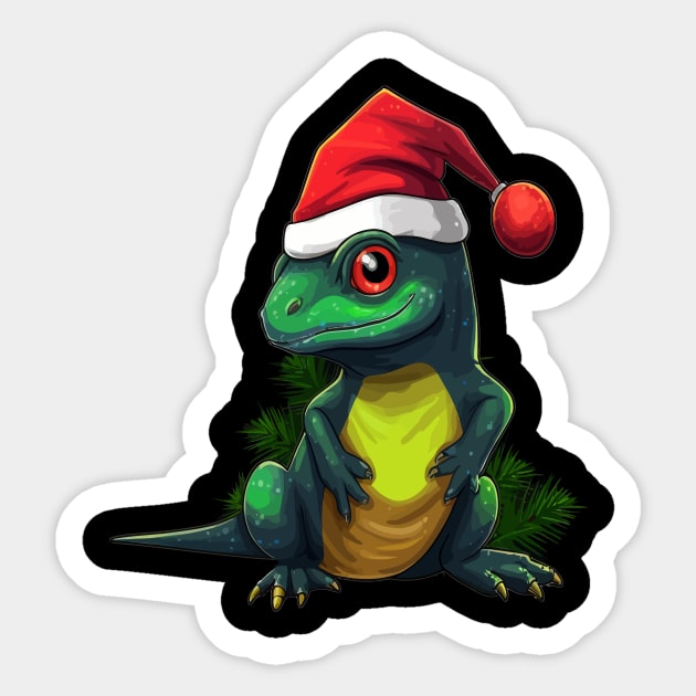 Salamander Christmas Sticker by JH Mart